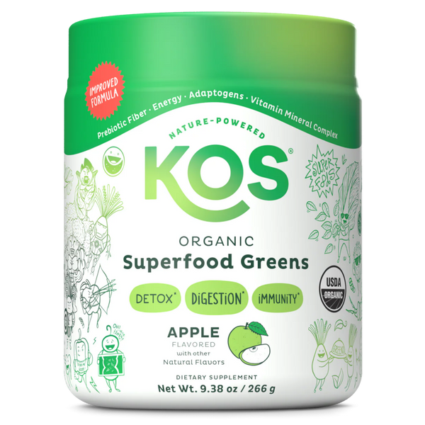 KOS Organic Superfood Greens - Apple Flavor