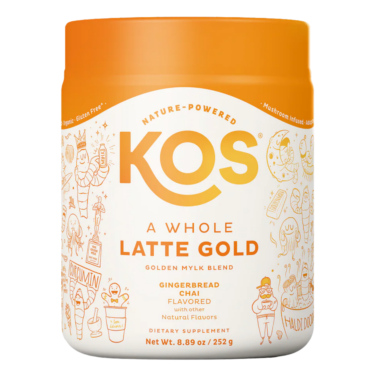 KOS A Whole Latte Gold | Golden Mylk Powder | USDA Organic | KOS.com