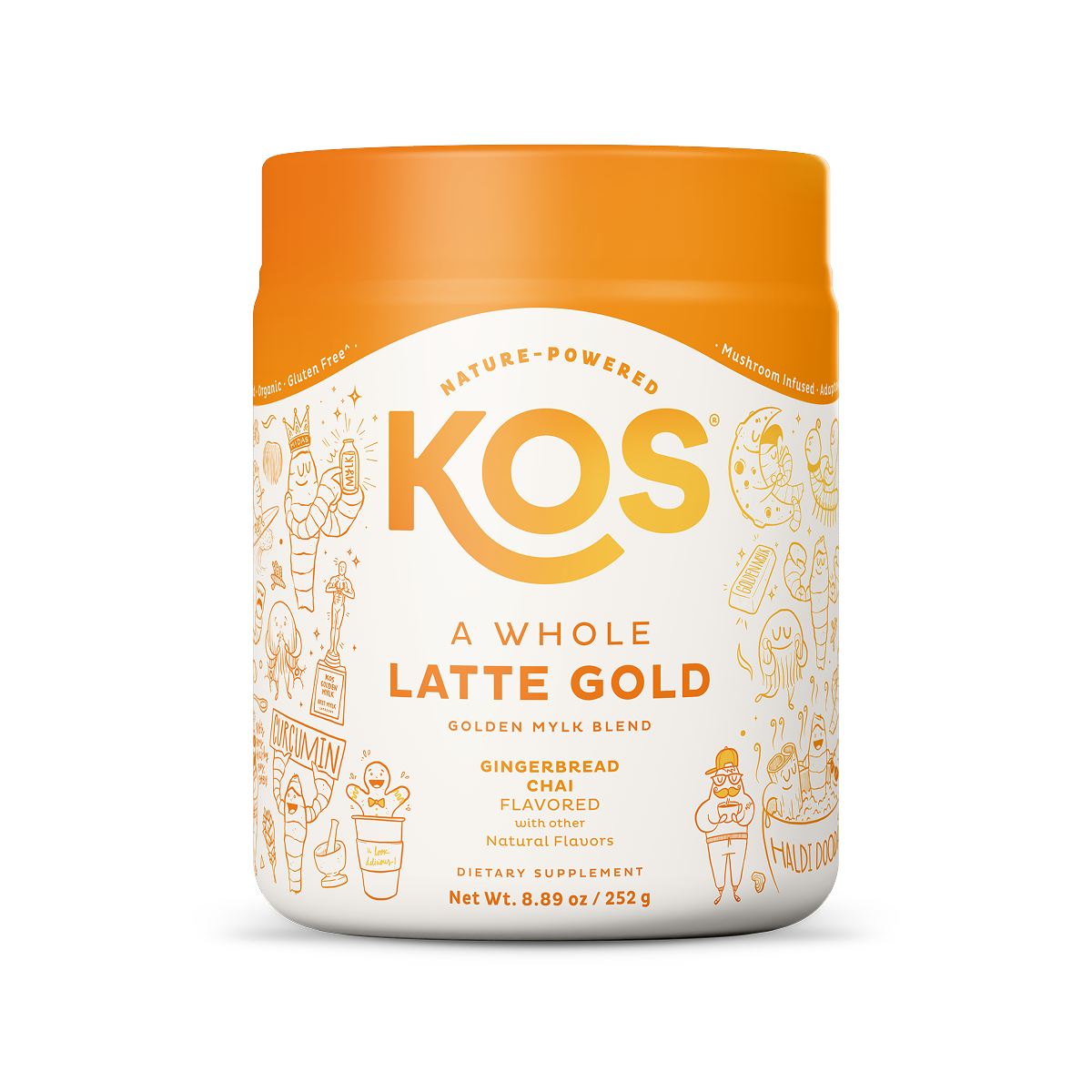 KOS A Whole Latte Gold | Golden Mylk Powder | USDA Organic | KOS.com