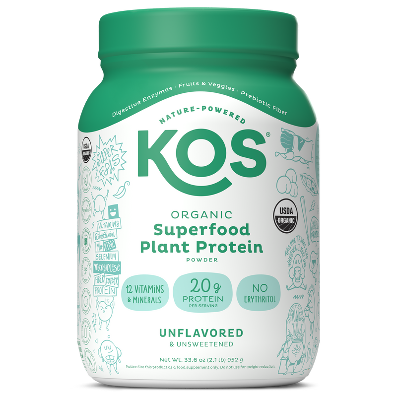 Organic Plant Protein, Unflavored & Unsweetened, 28 Servings