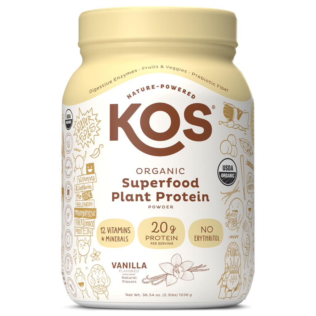 Organic Plant Protein, Vanilla, 28 Servings