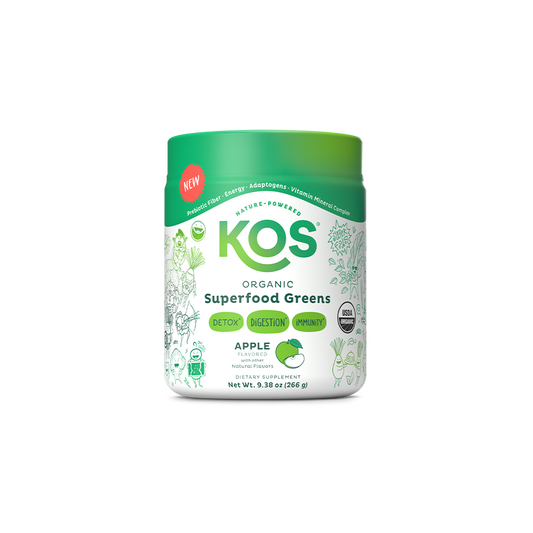 KOS Organic Superfood Greens - Apple Flavor
