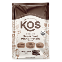 KOS Organic Plant Protein, Chocolate, Single Serving - FREE