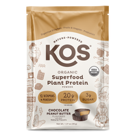 KOS Organic Plant Protein, Chocolate Peanut Butter, Single Serving - FREE