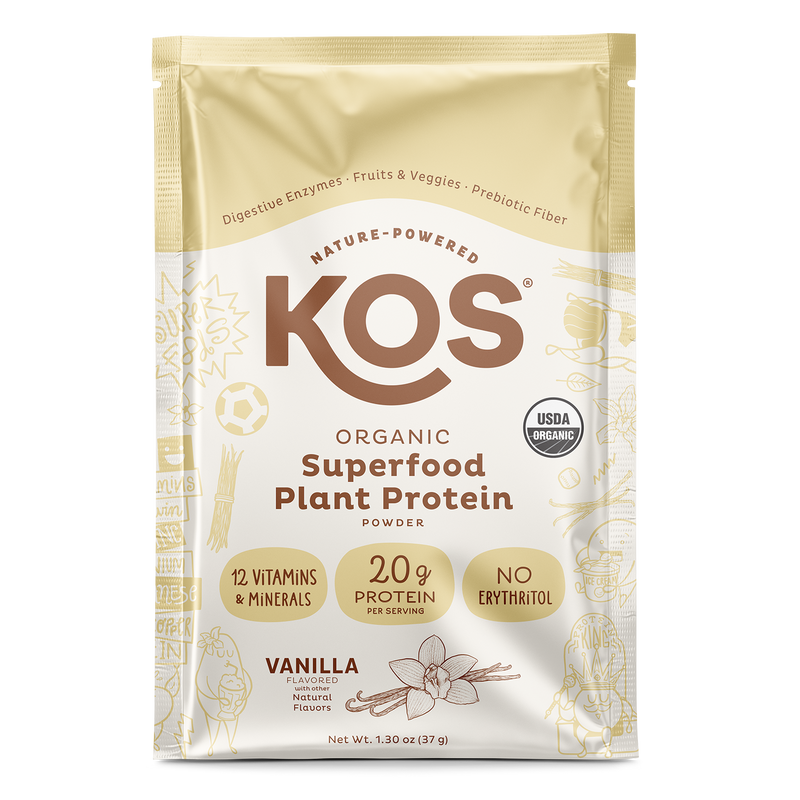 Organic Plant Protein, Vanilla, Single Serving