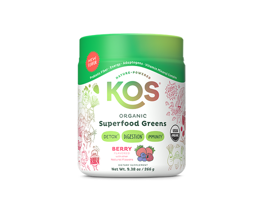 KOS Organic Superfood Greens - Berry Flavor