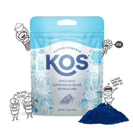 KOS® Organic Luminous Blue Spirulina - 27 servings