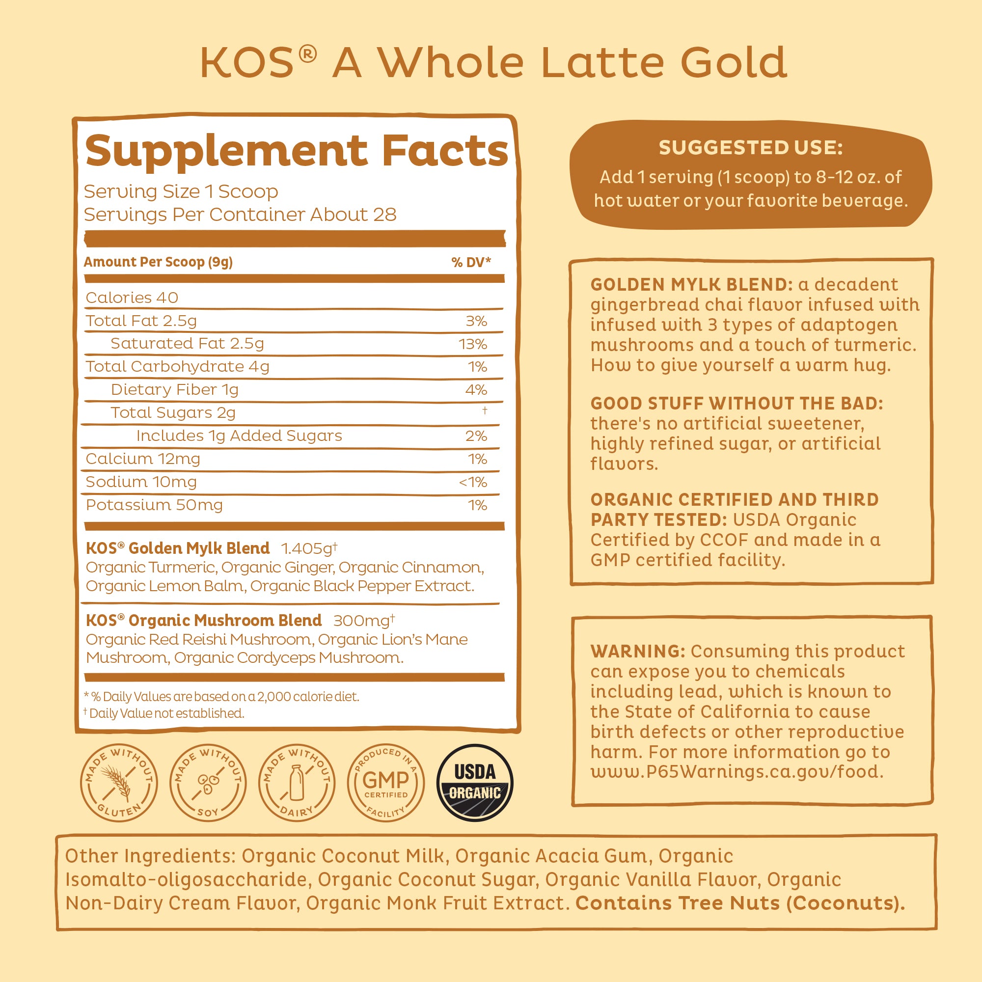 KOS A Whole Latte Gold