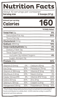 KOS Organic Plant Protein, Vanilla, 10 Servings