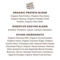 KOS Organic Plant Protein, Chocolate, 12 Count