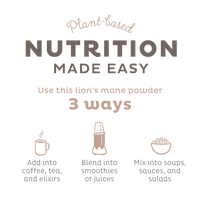 Organic Lion's Mane Powder, 104 Servings