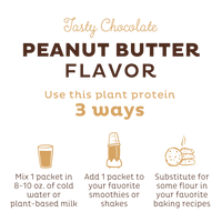 Organic Plant Protein, Chocolate Peanut Butter, Single Serving
