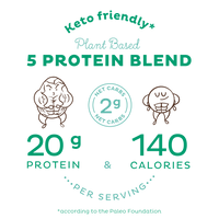 KOS Organic Plant Protein, Unflavored & Unsweetened, 20 Servings