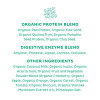 KOS Organic Plant Protein, Unflavored & Unsweetened, 20 Servings