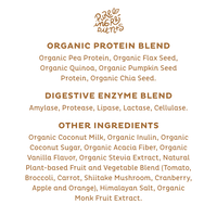 KOS Organic Plant Protein, Vanilla, 12 Count